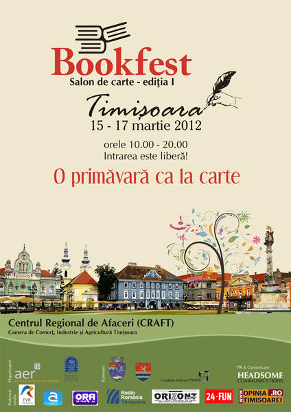 Bookfest la Timisoara intre 15 si 17 martie 2012!